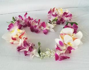 Hawaiian leis greet your with love  | 2020 Maui Celestial Retreat