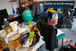 Clutter drains your energy and keeps you from manifesting dreams.